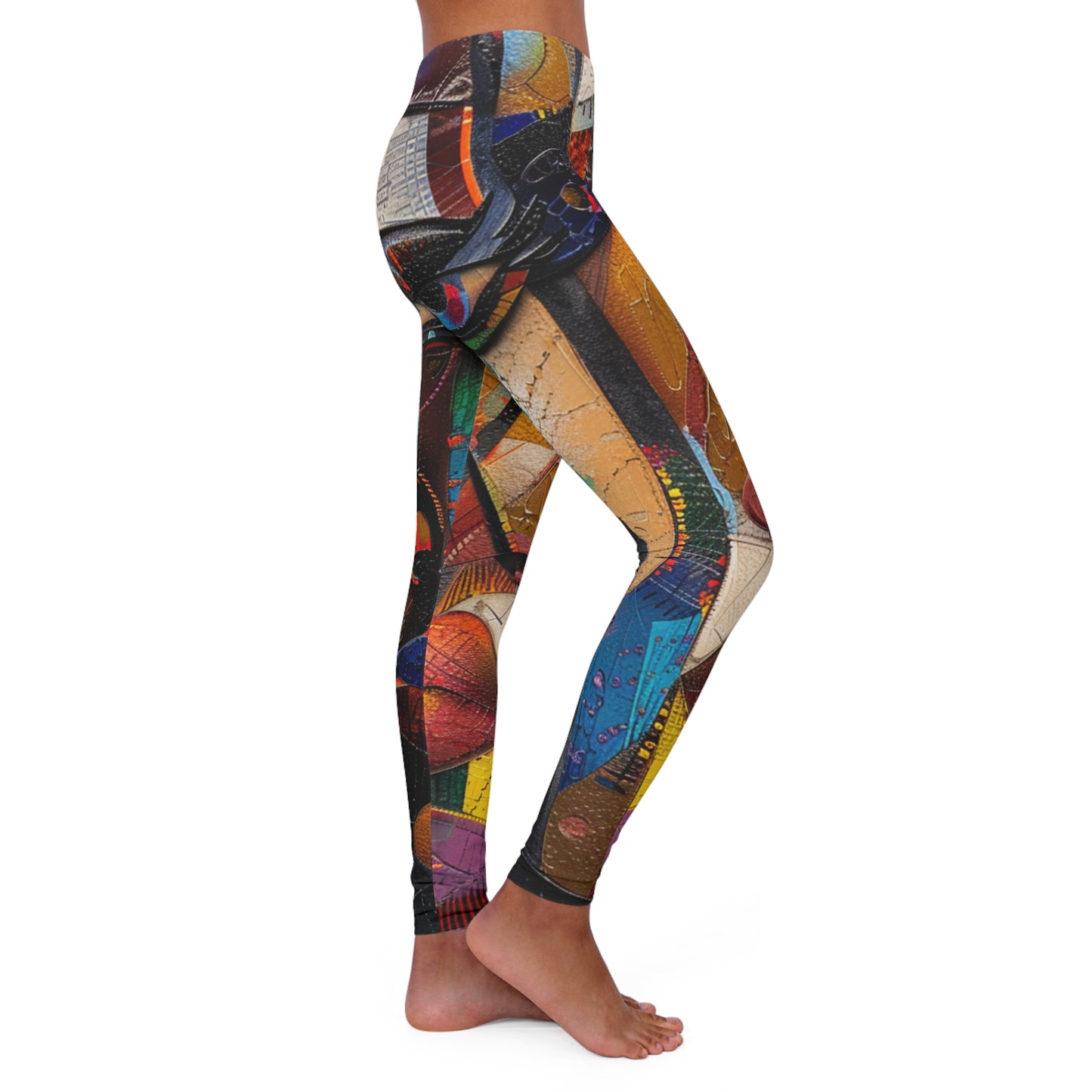 Women's Spandex Leggings - Hope Swirls Design