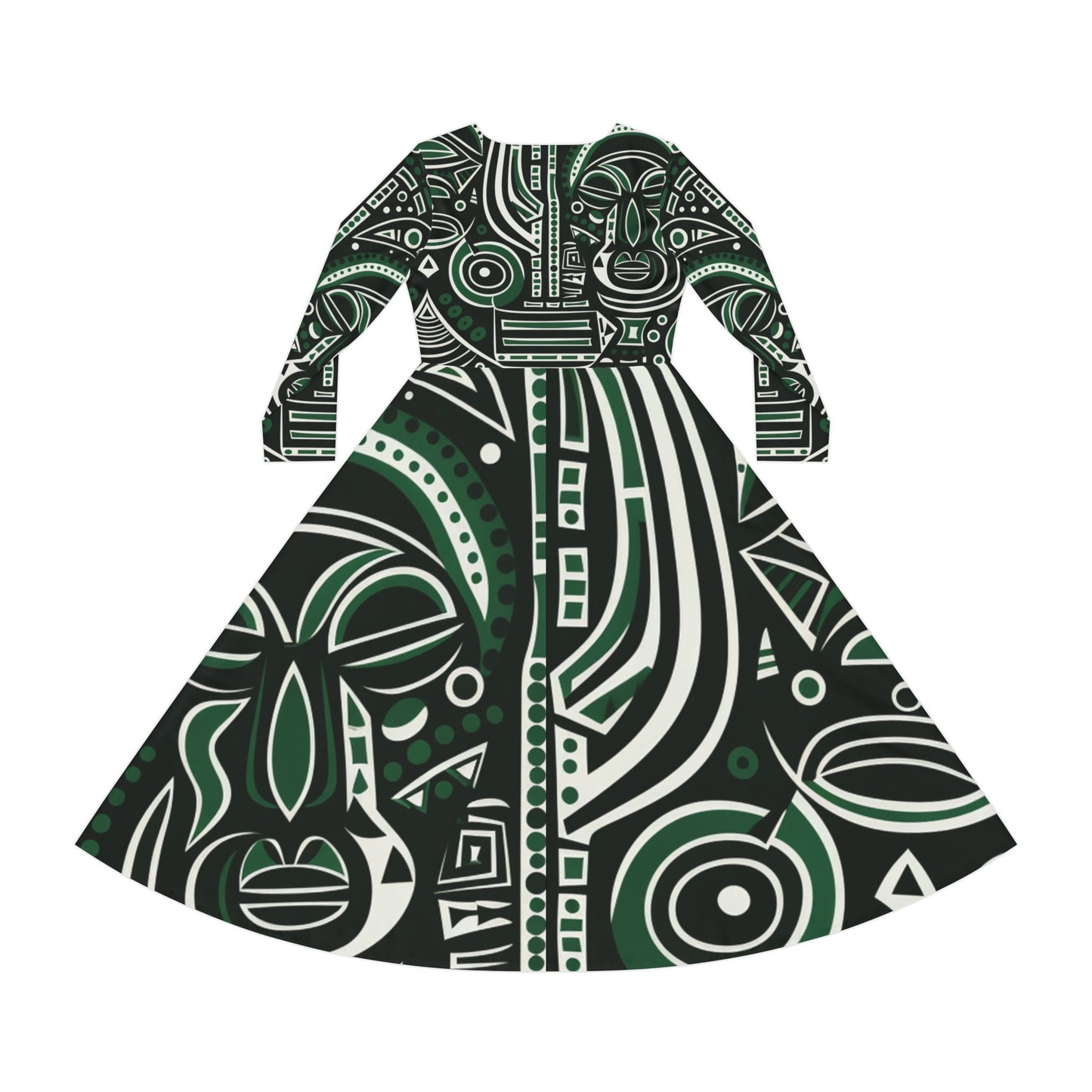 Women's Long Sleeve Dance Dress - Aminu Design