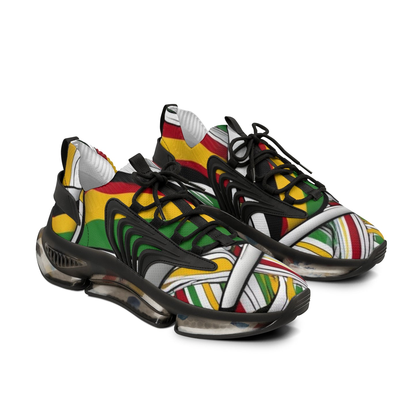 Mesh Sneakers - Zambezi Collage Design