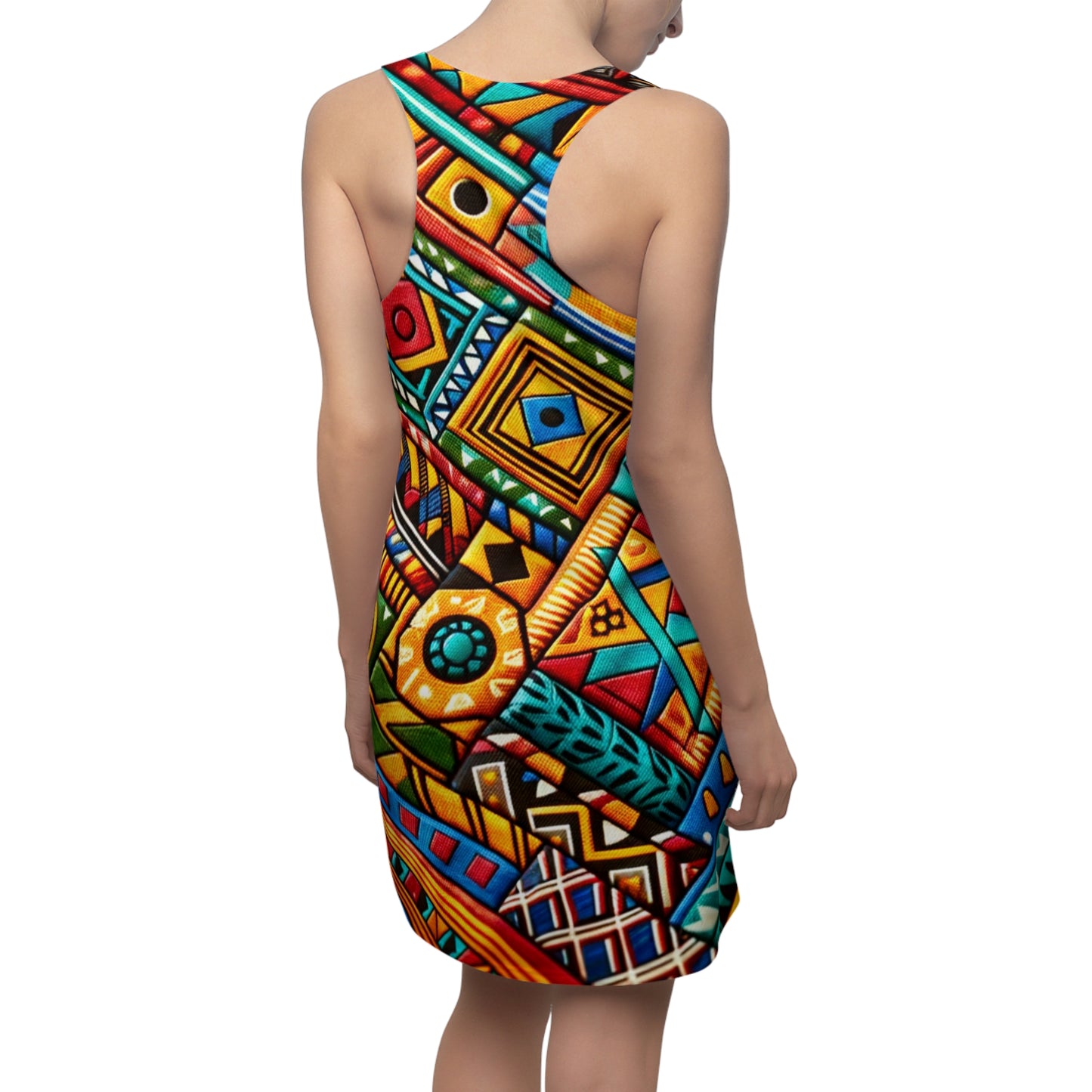 Women's Cut & Sew Racerback Dress (AOP) - Zalaleia Design