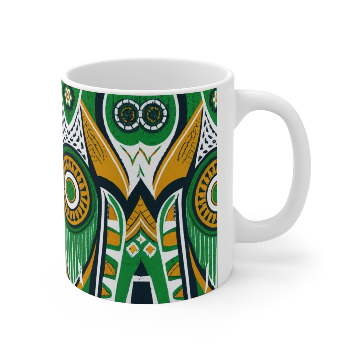 Ceramic Mug 11oz - Sankofa Dreamscape Design