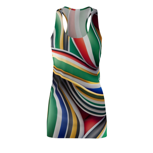 Women's Cut & Sew Racerback Dress - Amandla Grace Design