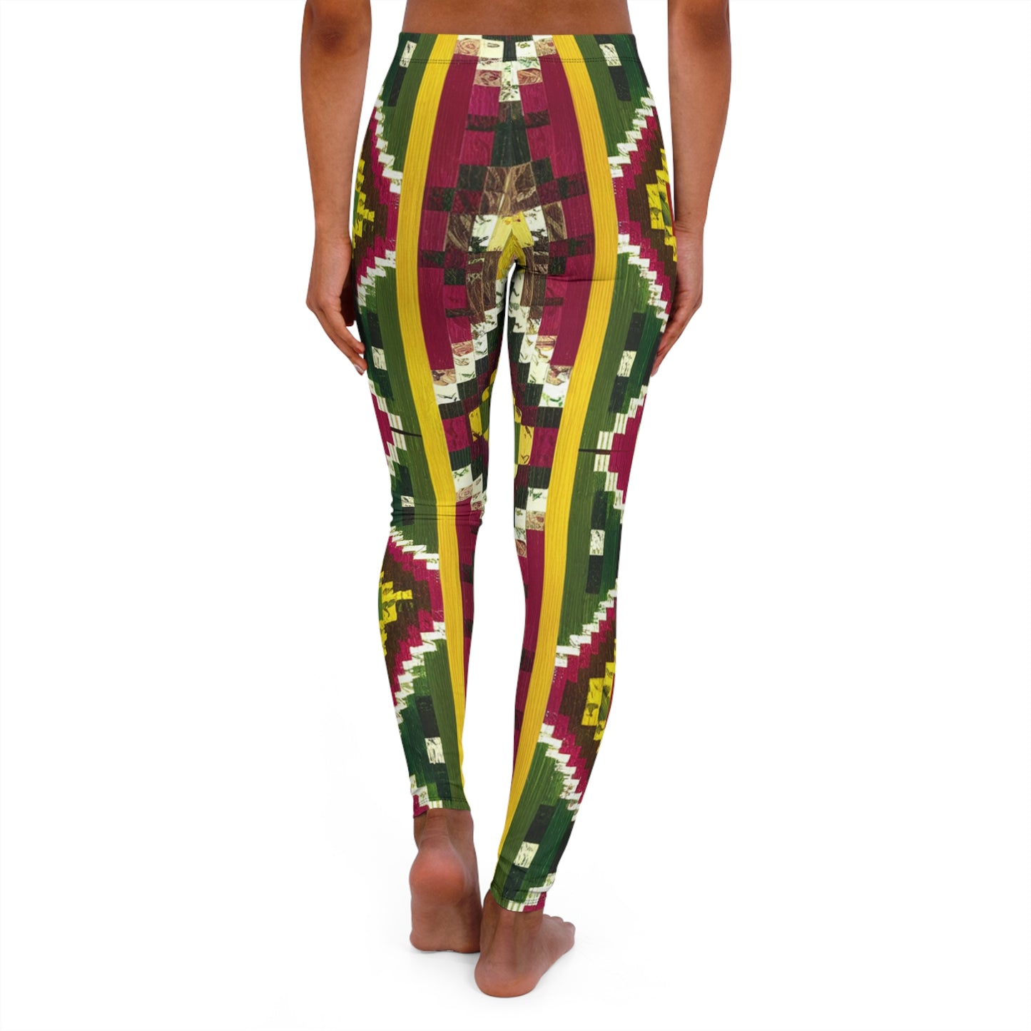Women's Spandex Leggings - Eternal Flame Design