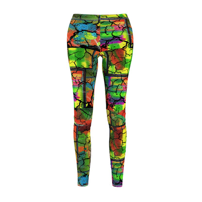 Women's Cut & Sew Casual Leggings- Woza Africa Design