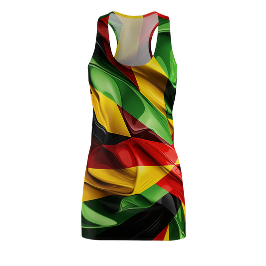 Women's Cut & Sew Racerback Dress (AOP) - Colours Of Zion