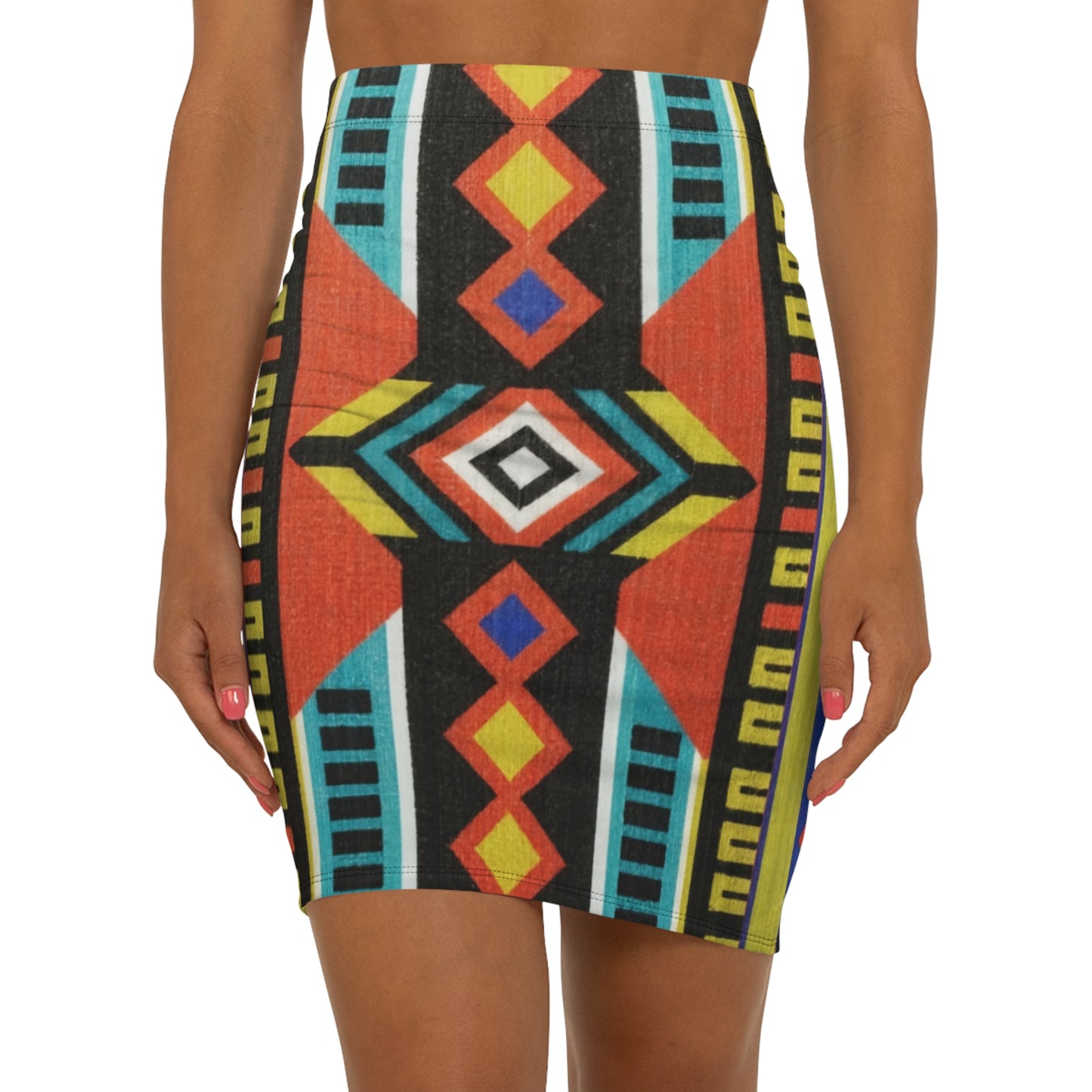 Women's Mini Skirt - Eternal Flame Design