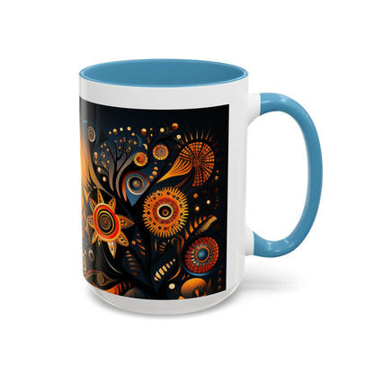 Accent Coffee Mug, 11oz - Sunrise Harmony Design