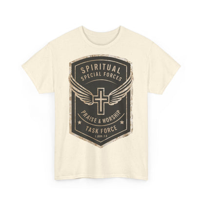 Unisex Heavy Cotton T-shirt - Spiritual Wars Praise & Worship