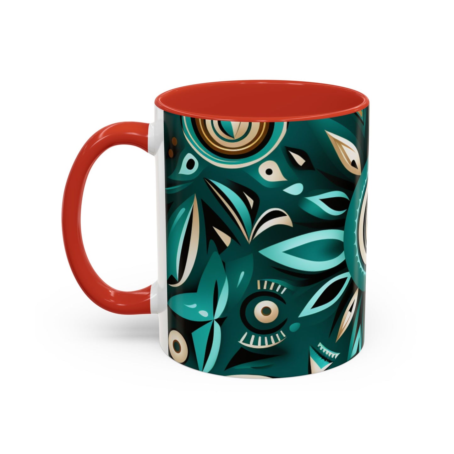 Accent Coffee Mug, 11oz - Flourishing Spirit Design