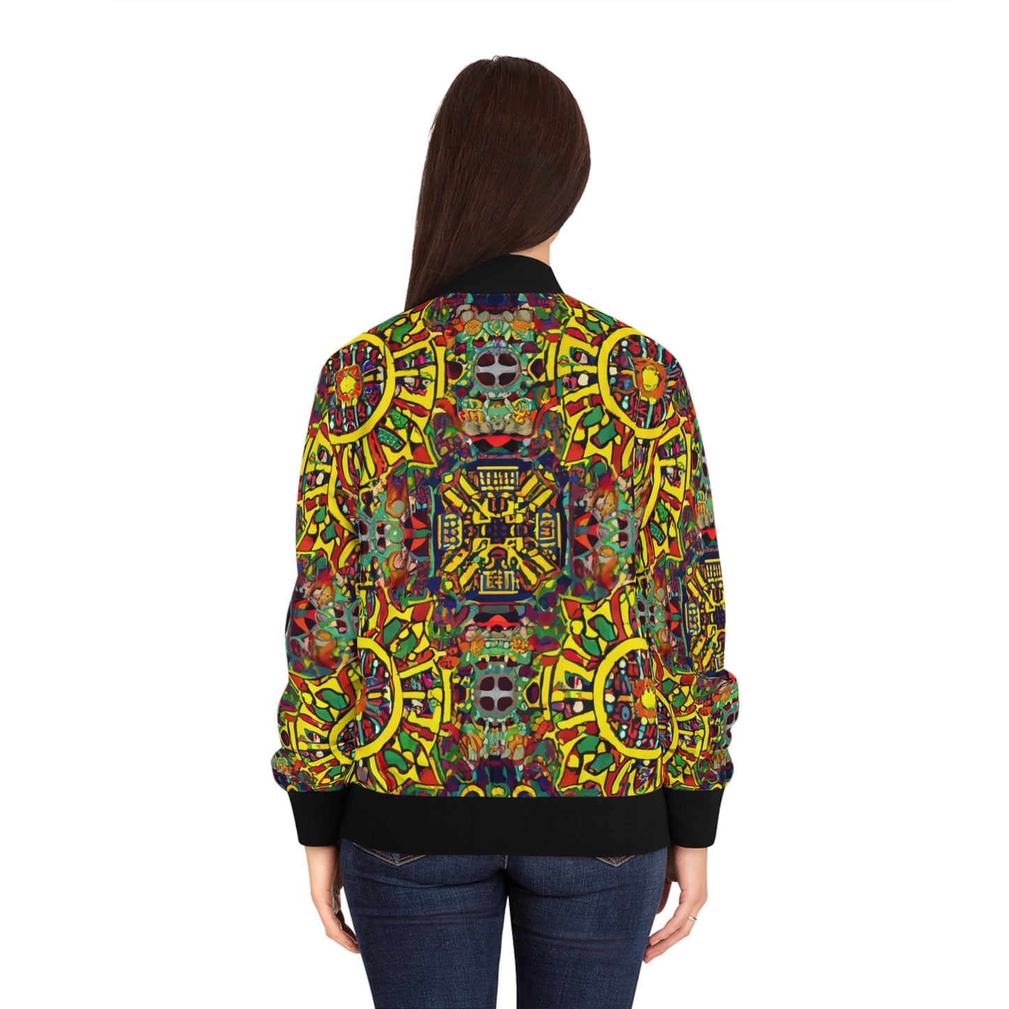 Women's Bomber Jacket - Radiant Glory Design