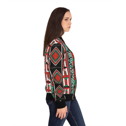 Women's Bomber Jacket - Everlasting Peace Design