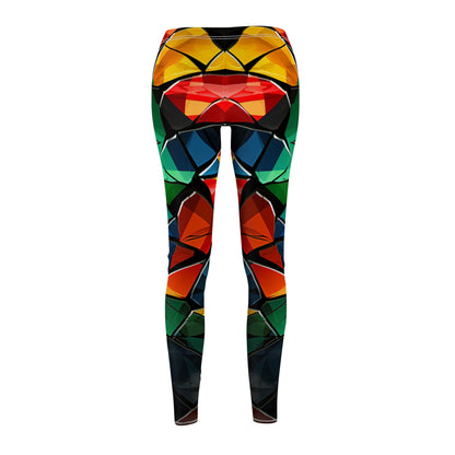 Women's Cut & Sew Casual Leggings - Roots of Faith Design