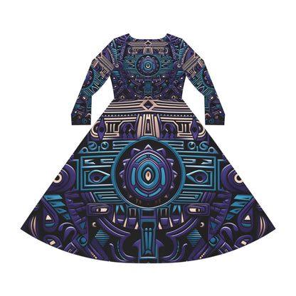 Women's Long Sleeve Dance Dress - Radiant Truth Design