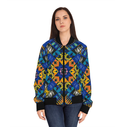 Women's Bomber Jacket - Flourishing Faith Design