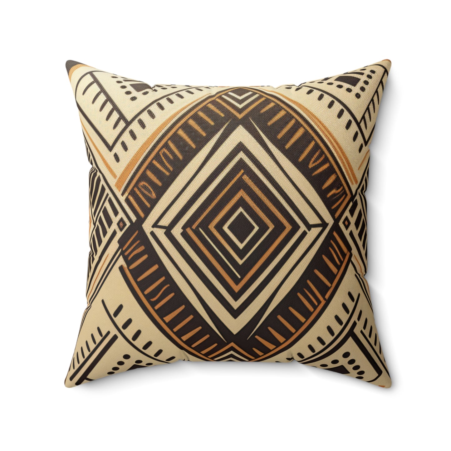 Spun Polyester Square Pillow - Kalahari Accord Design