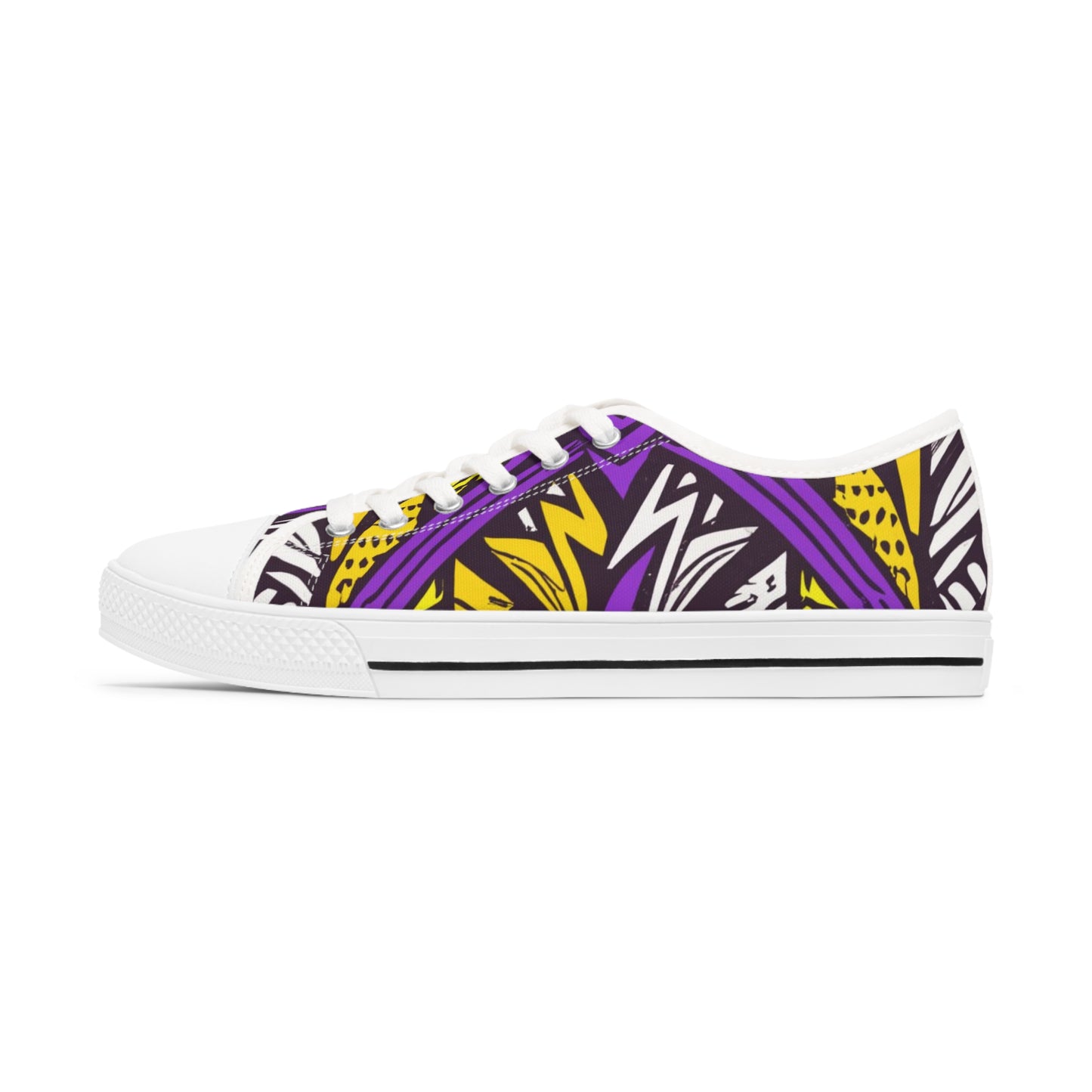 Women's Low Top Sneakers - Crown of Life Design