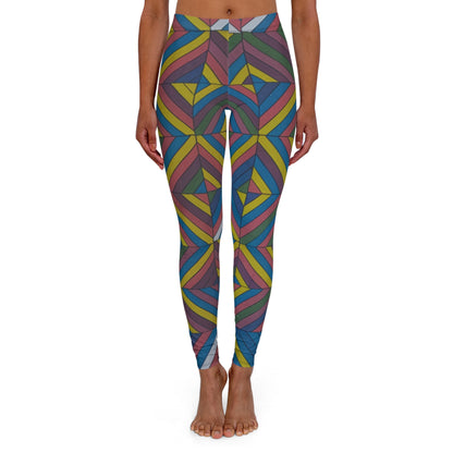 Women's Spandex Leggings - Harvest Glow Design