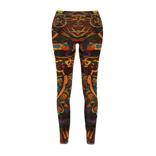 Women's Cut & Sew Casual Leggings - Radiance of Faith Design