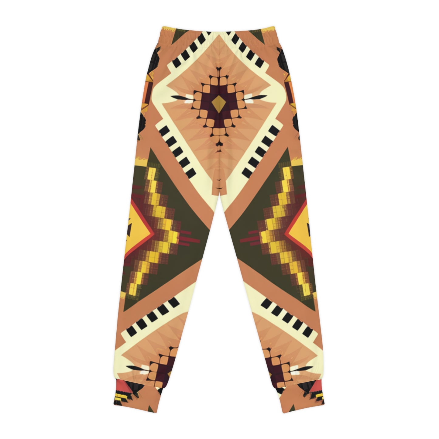 Unisex Youth Joggers - Tribal Harmony Design