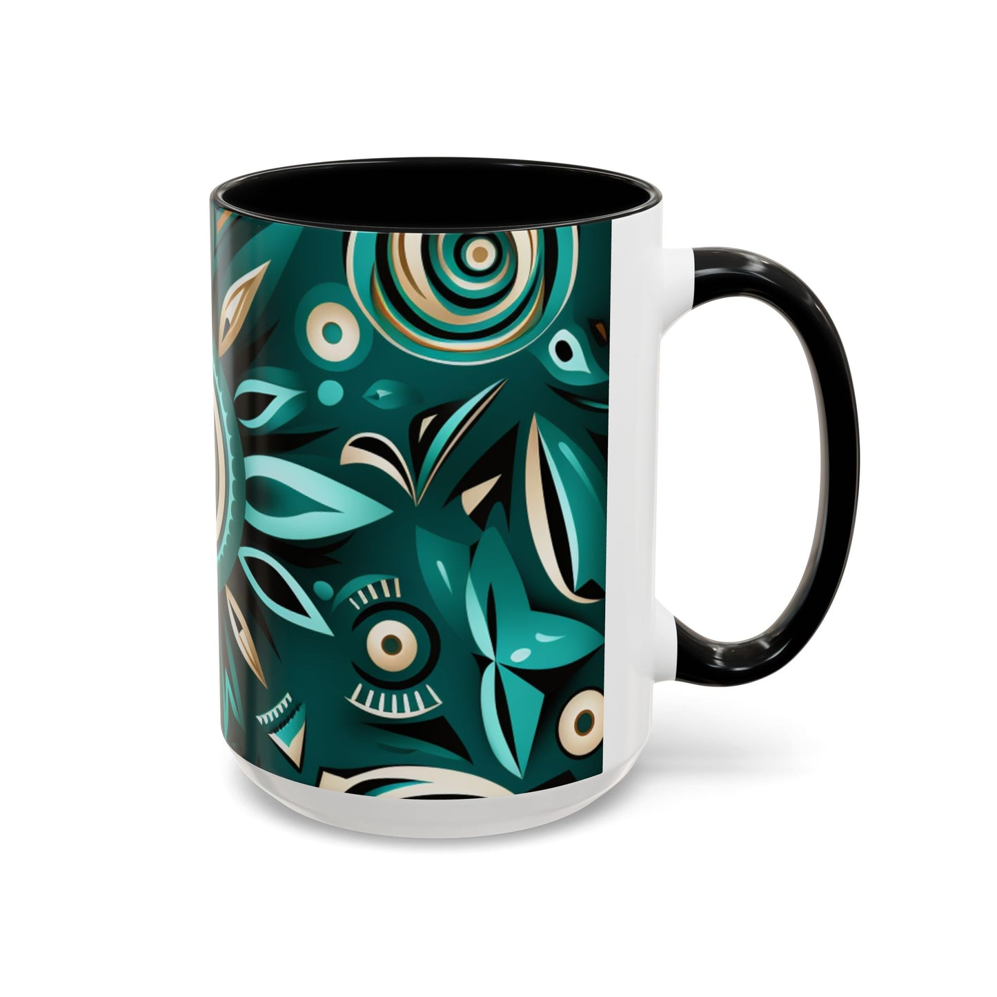 Accent Coffee Mug, 11oz - Flourishing Spirit Design