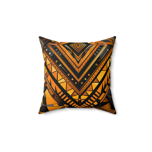 Spun Polyester Square Pillow - Luz, Design - Angola