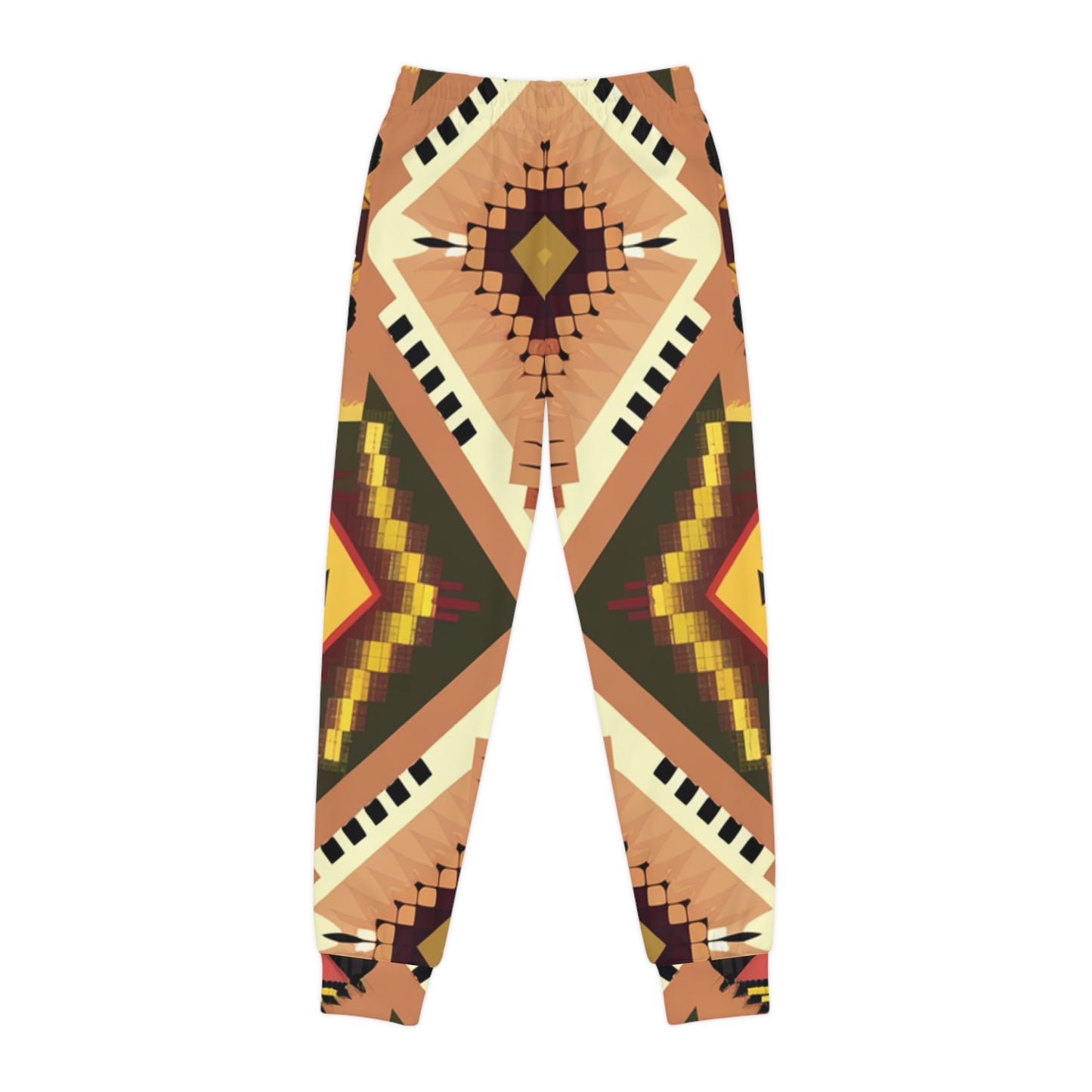 Unisex Youth Joggers - Tribal Harmony Design