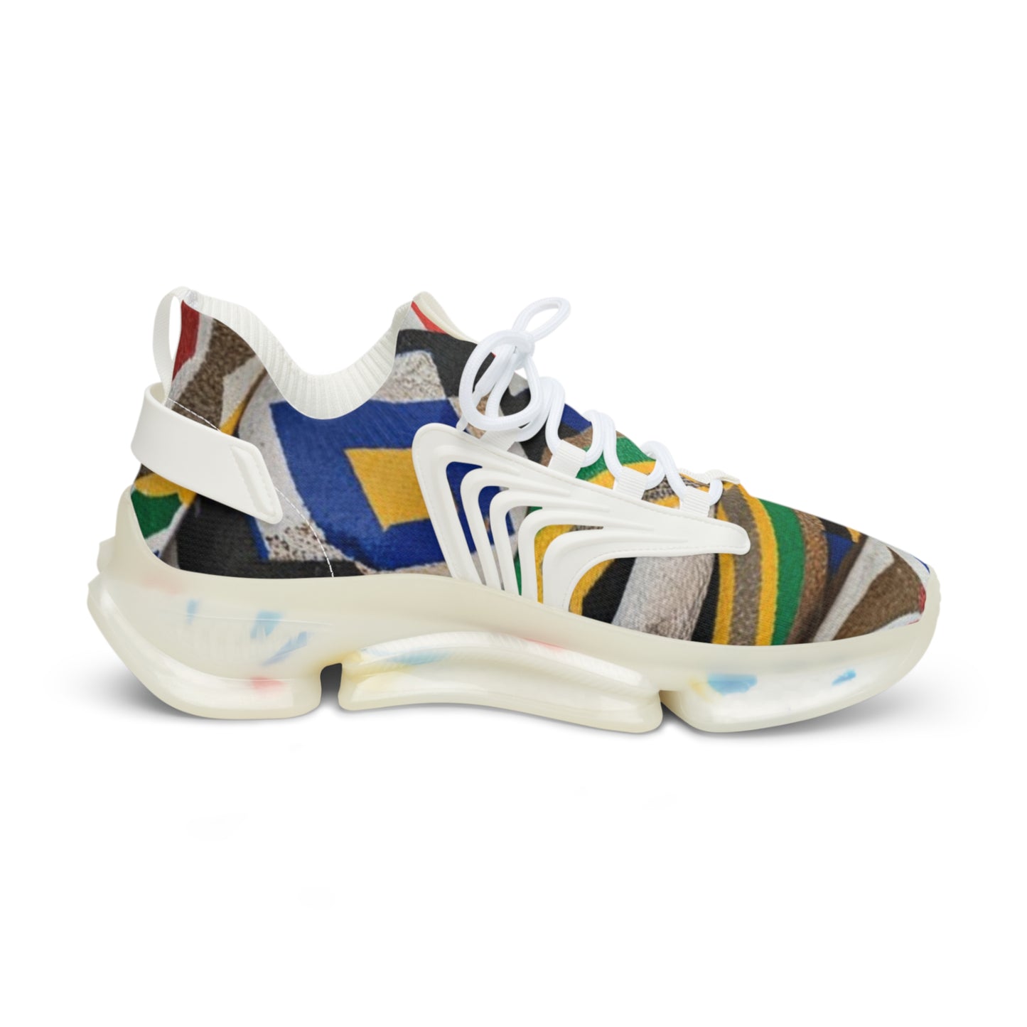 Men's Mesh Sneakers - Rainbow Ridge Design