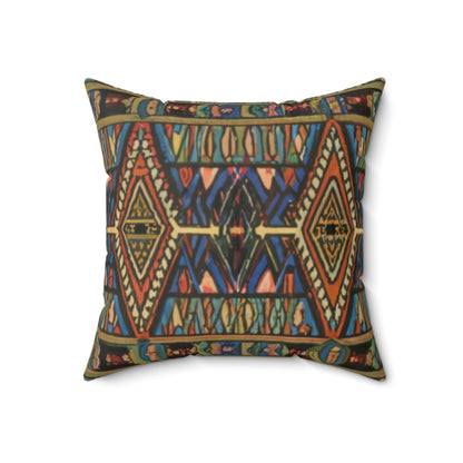 Spun Polyester Square Pillow - Radiance of Creation Design