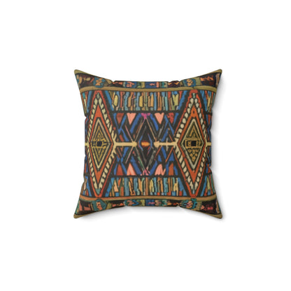 Spun Polyester Square Pillow - Radiance of Creation Design