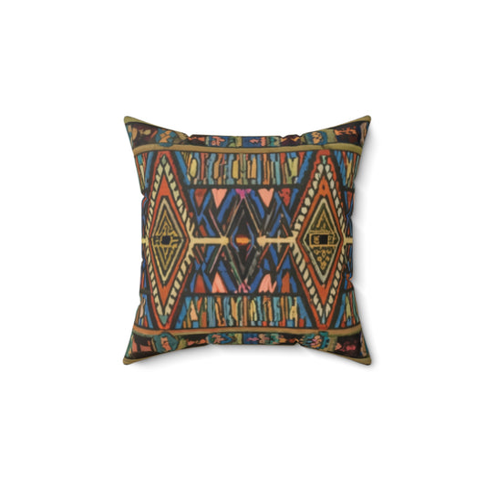 Spun Polyester Square Pillow - Radiance of Creation Design