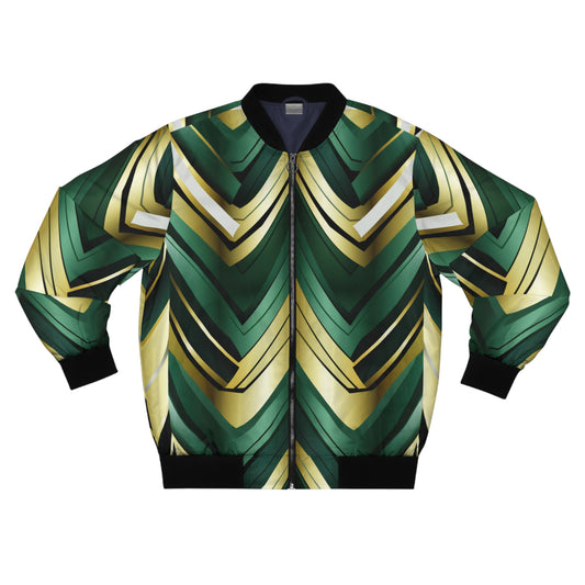 Men's Bomber Jacket - Chevron Unity Design